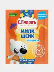 Сухая смесь для приготовления молочного коктейля С.Пудовъ МиМиМишки, карамельный, 30 г