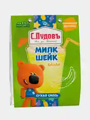 Сухая смесь для приготовления молочного коктейля С.Пудовъ МиМиМишки, банановый, 30 г