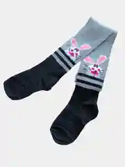 Серебряный колготки детские с принтом, для мальчиков, для девочек