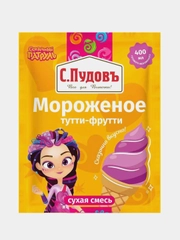 Сухая смесь для приготовления мороженого С.Пудовъ Сказочный патруль, тутти-фрутти, 70 г