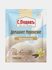 Готовая смесь для приготовления мороженого С.Пудовъ, домашнее, ванильное, 70 г