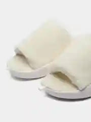 Белый тапочки домашние открытые женские, размеры 37-42