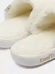 Белый тапочки домашние открытые женские, размеры 37-42