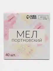 Мел портновский, восковой, разноцветный набор 40 шт