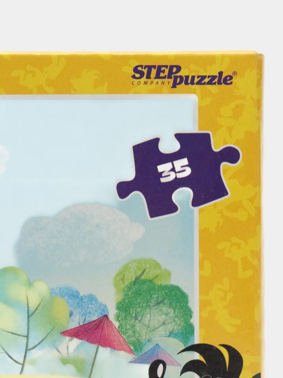Серый детский макси-пазл, 35 деталей, "Step Puzzle", 330 х 230 мм