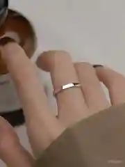 Серебряный кольцо женское посеребренное