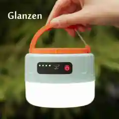 Светодиодный кемпинговый аккумуляторный с 3 режимами USB фонарь GLANZEN CFL-0200-T05