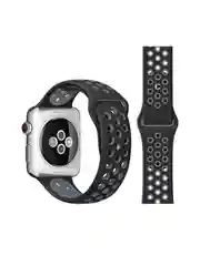 Серебряный спортивный ремешок для Xiaomi Amazfit Bip / GTR 42 мм / GTS / Samsung Gear S2