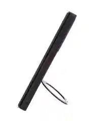 Черный чехол-книжка MagSafe для Samsung Galaxy S24, S24+, S24 Ultra из экокожи BROSCORP с кольцом