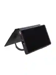 Черный чехол-книжка MagSafe для Samsung Galaxy S24, S24+, S24 Ultra из экокожи BROSCORP с кольцом
