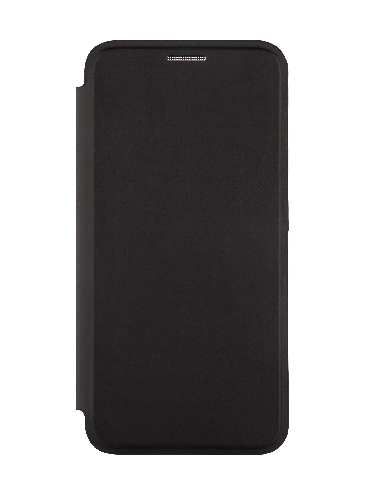 Черный чехол-книжка MagSafe для Samsung Galaxy S24, S24+, S24 Ultra из экокожи BROSCORP с кольцом