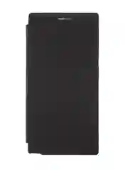 Черный чехол-книжка MagSafe для Samsung Galaxy S24, S24+, S24 Ultra из экокожи BROSCORP с кольцом