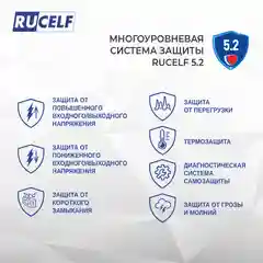 Серый стабилизатор напряжения инверторный настенный IS-600 600 ВА/480Вт для котельного оборуд