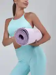 Лавандовый коврик для йоги и фитнеса ASKA, нескользящий TPE