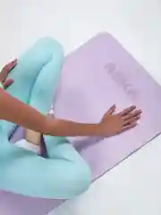 Лавандовый коврик для йоги и фитнеса ASKA, нескользящий TPE