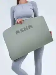 Серый коврик для йоги и фитнеса ASKA, нескользящий TPE