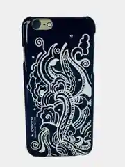 Синий чехол с принтом для iPhone 6 / 6S