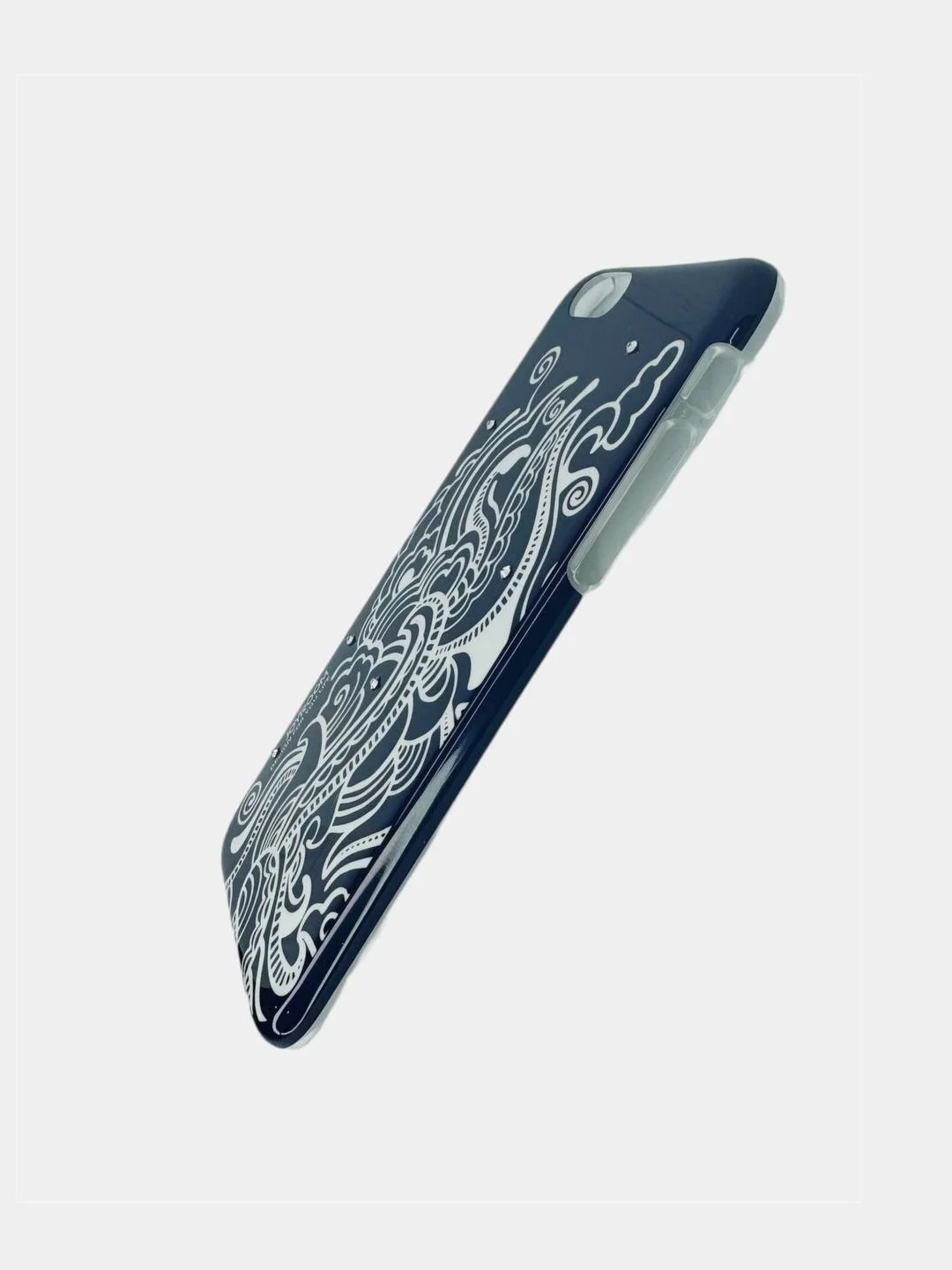 Синий чехол с принтом для iPhone 6 / 6S