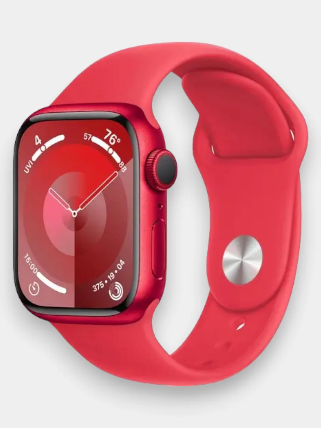 Красный смарт часы Apple watch S9 45mm