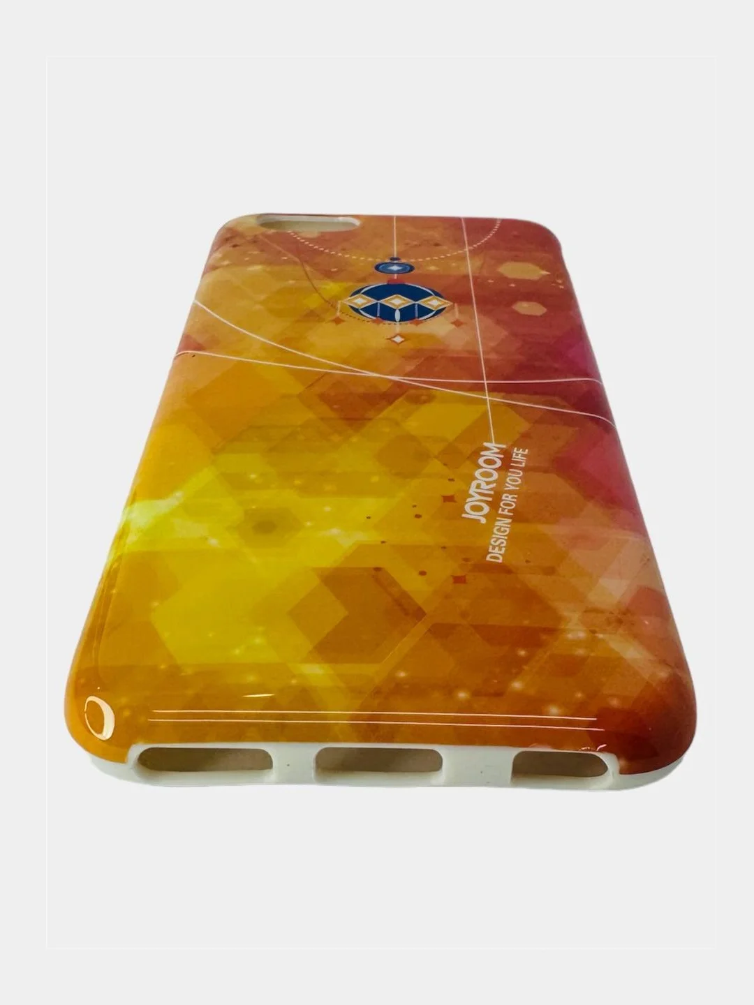 Оранжевый чехол с принтом для iPhone 6 / 6S