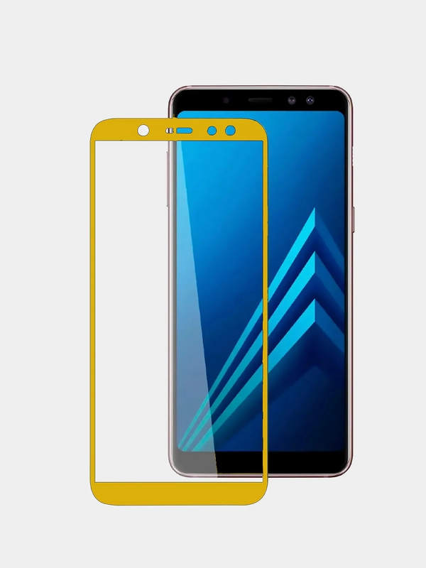Защитное стекло 9D для Samsung Galaxy A6+ 2018 (Plus) Самсунг Галакси А6 Плюс