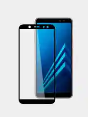 Черный защитное стекло 9D для Samsung Galaxy A6+ 2018 (Plus) Самсунг Галакси А6 Плюс