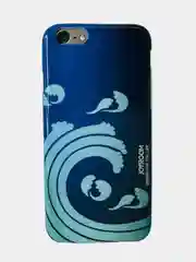 Голубой чехол с принтом для iPhone 6 / 6S