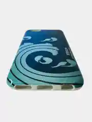 Голубой чехол с принтом для iPhone 6 / 6S
