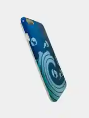 Голубой чехол с принтом для iPhone 6 / 6S