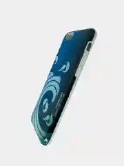 Голубой чехол с принтом для iPhone 6 / 6S