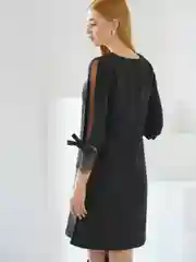 Черный платье женское А-силуэта, вечернее, чёрное, большие размеры