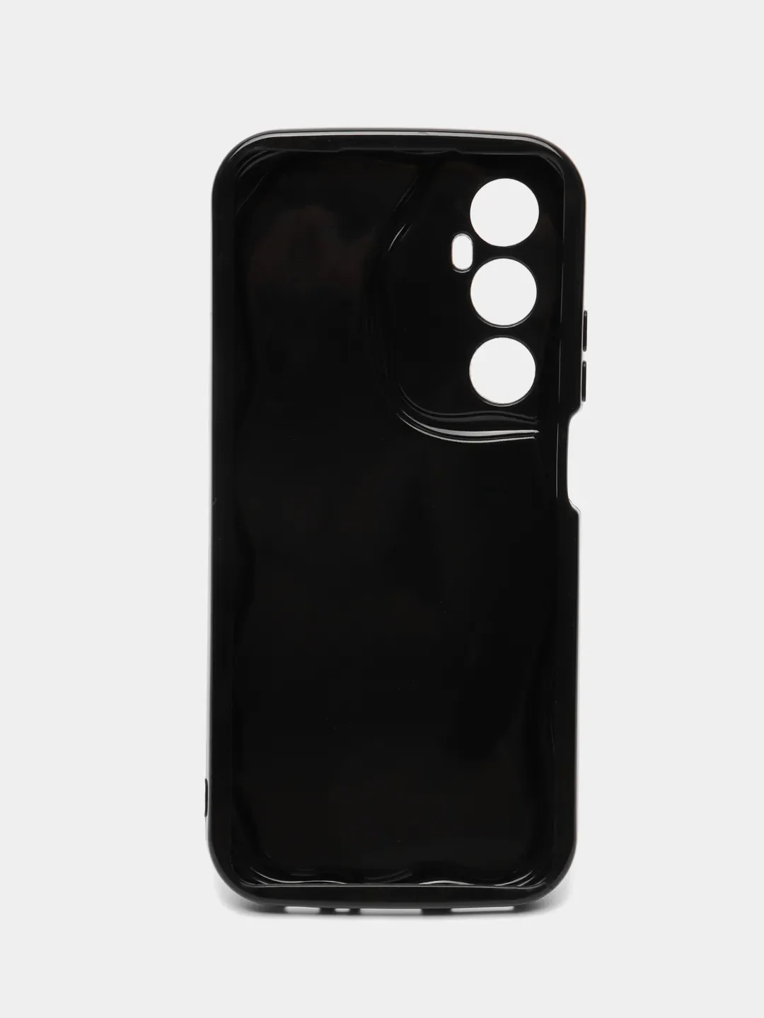 Черный чехол для Realme C65 4G (Реалми С65 4 Джи), прозрачный противоударный