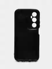 Черный чехол для Realme C65 4G (Реалми С65 4 Джи), прозрачный противоударный