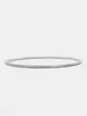 Серебряный обруч гимнастический стальной "КОМФОРТ" (90х3см ,4см, 5см)