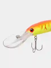 Лимонный воблер заглубление 9 м, для троллинга Bandit Walleye Deep, 16 см, рыболовная приманка