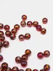 Медный бусины акриловые 6 мм, разные цвета, 30/50/100 штук