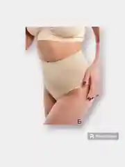 Бежевый утягивающие трусы с высокой талией (48-58)