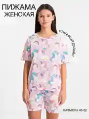 Конфетный пижама женская хлопковая "Бакс Банни", 2 цвета,подарок на 8 марта