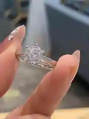 Серебряный кольцо женское