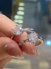 Серебряный кольцо женское