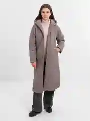 Бежевый меланж куртка женская