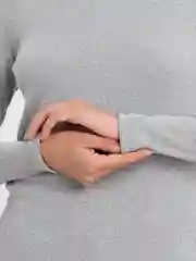 Серый меланж водолазка женская "Кашкорсе"