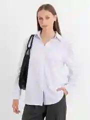 Рубашка женская белая классическая