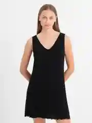 Черный сорочка ночная женская