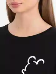 Угольный футболка удлинённая, туника, хлопок