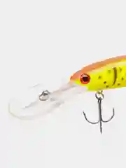 Горчичный воблер заглубление 9 м, для троллинга Bandit Walleye Deep, 16 см, рыболовная приманка