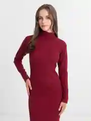 Бордовый платье лапша трикотажное