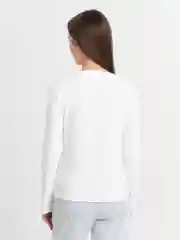 Белый лонгслив женский