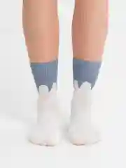 Белый носки женские, высокие носки,
