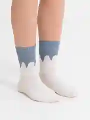 Белый носки женские, высокие носки,